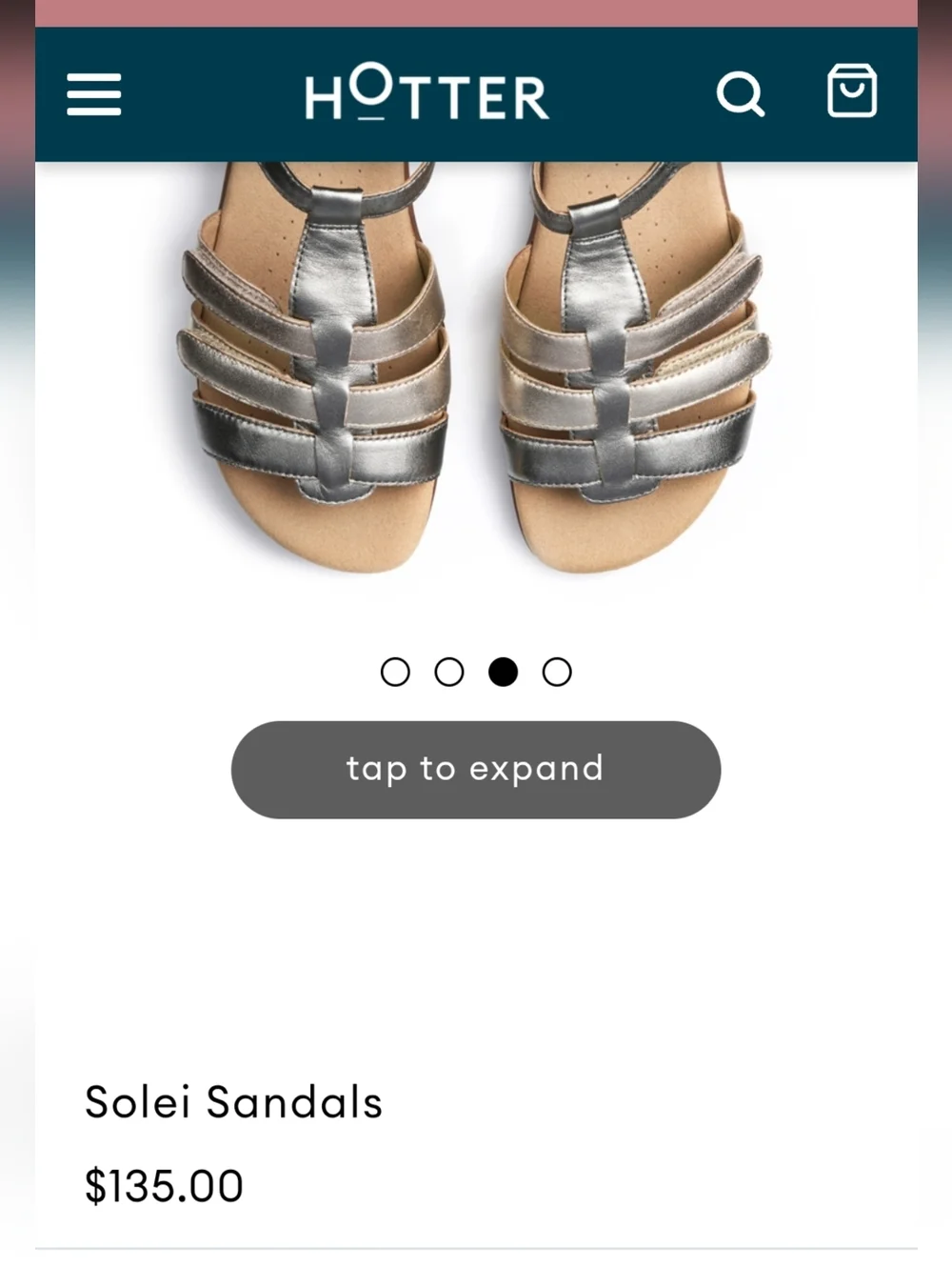 Hotter Solei gladiator interlaced leather strap Sandal size 6.5 Made in England